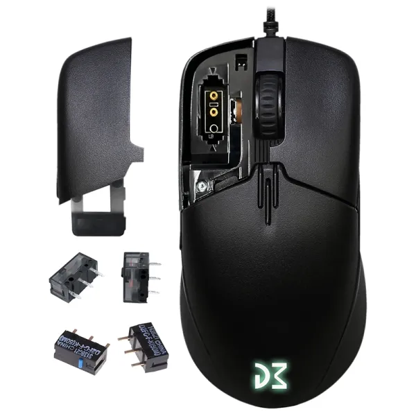 Мышь проводная игровая DM7 Switch Duo, чёрная Dream Machines (DM7_SWITCH_DUO) - Фото 2