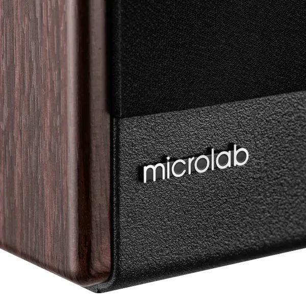 Система акустическая Solo 3 2.0, mini-jack/BT, коричневая Microlab (SOLO-3BR) - Фото 6