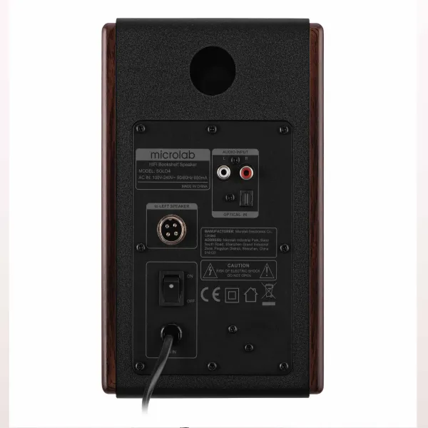 Система акустична Solo 4 2.0, mini-jack/BT, коричнева Microlab (SOLO-4BR) - Фото 3