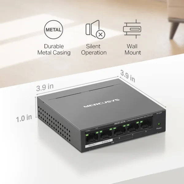 Коммутатор MERCUSYS (MS105GP) - Фото 1
