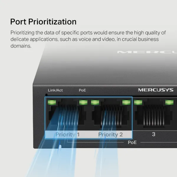 Коммутатор MERCUSYS (MS105GP) - Фото 6