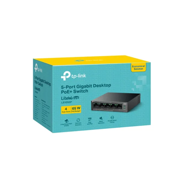 Коммутатор TP-LINK (LS105GP) - Фото 4