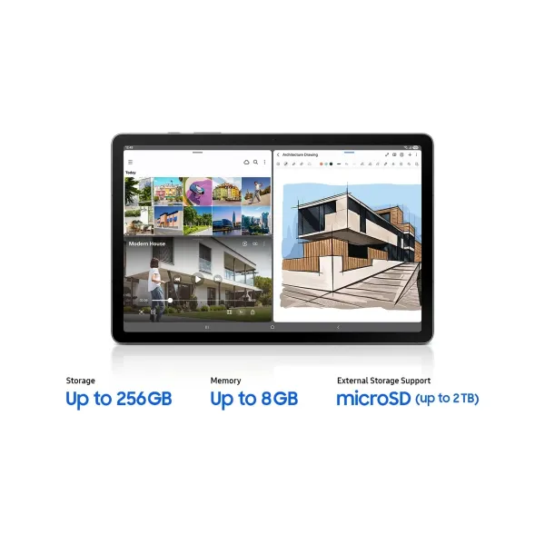 Планшет Galaxy Tab S10 Lite 10.9" 8ГБ, 256ГБ, 8000мА•год, Android, сірий Samsung (SM-X400NZAPEUC) - Фото 2