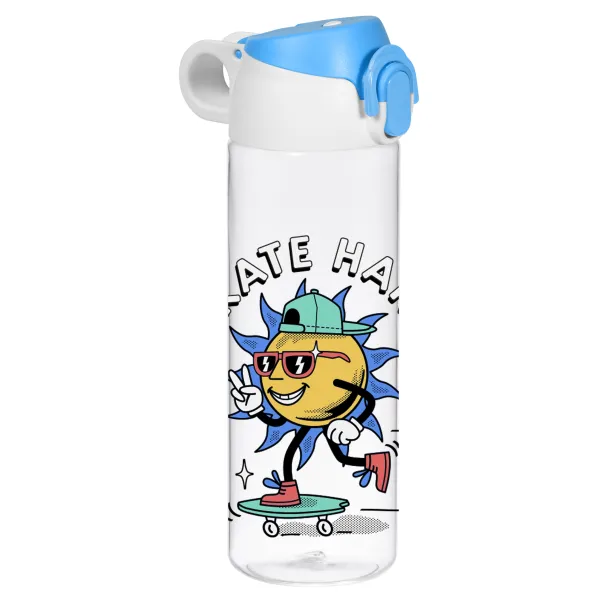 Пляшечка для води пластикова з кнопкою Harevin PC-Skate Hard 2025 750 мл (161686-084) - Фото 5