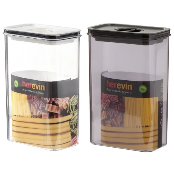 Контейнер пластиковый Canister-Vacuum Lid-White-Black вакумная крышка 2,5 л Harevin (161189-000)