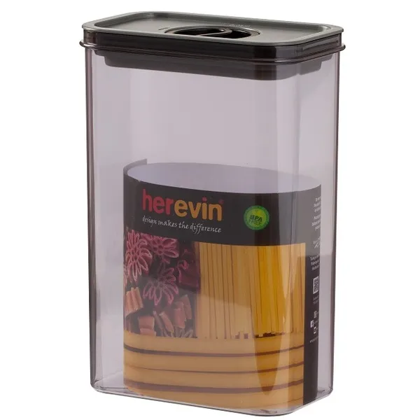 Контейнер пластиковый Canister-Vacuum Lid-White-Black вакумная крышка 2,5 л Harevin (161189-000) - Фото 2