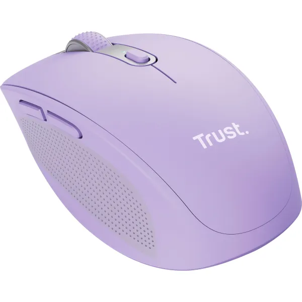 Мышь беспроводная WL/BT Ozaa Compact Multi-Device, фиолетовая Trust (25384_TRUST) - Фото 2