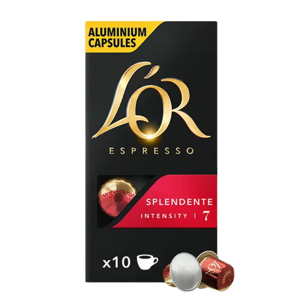 Кофе капсулы Espresso Splendente, 100% арабика, 10 шт, Nespresso L`OR (8711000357910) - Фото 3