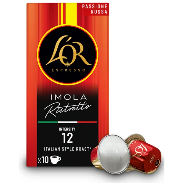 Кофе капсулы Rossa Imola Ristretto, 100% арабика, 10 шт, Nespresso L`OR (8711000579145) - Фото 7
