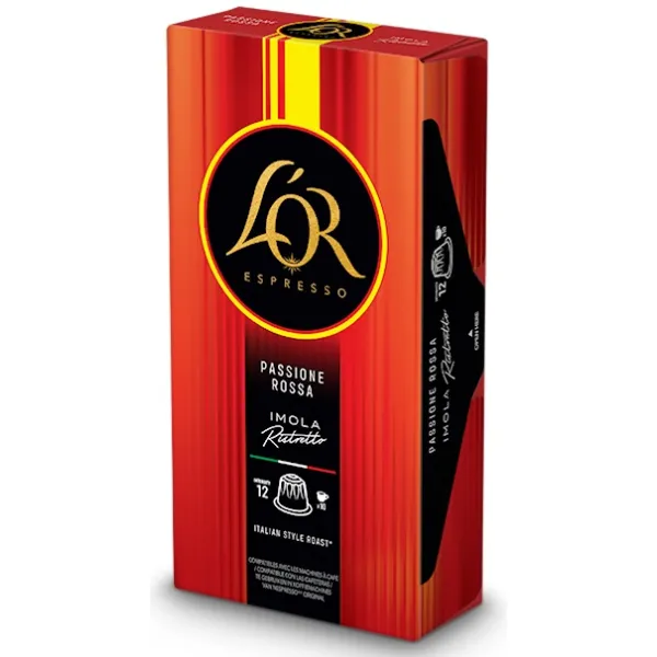 Кофе капсулы Rossa Imola Ristretto, 100% арабика, 10 шт, Nespresso L`OR (8711000579145) - Фото 1