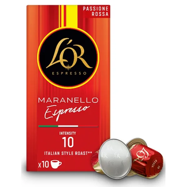 Кофе капсулы Passione Rossa Maranello Espresso, 100% арабика, 10 шт, Nespresso L`OR (8711000579022) - Фото 8