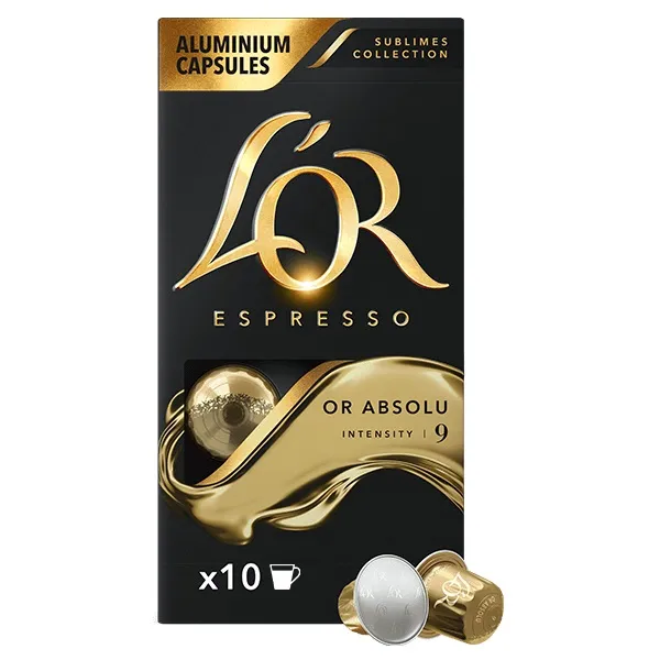 Кофе капсулы Espresso Or Absolu, 100% арабика, 10 шт, Nespresso L`OR (8711000360590) - Фото 9