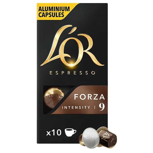 Кофе капсулы Espresso Forza, 100% арабика, 10 шт, Nespresso L`OR (8711000357934) - Фото 10