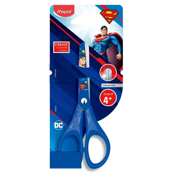 Ножницы детские 130 мм блистер SUPERMAN Maped (MP.464233)