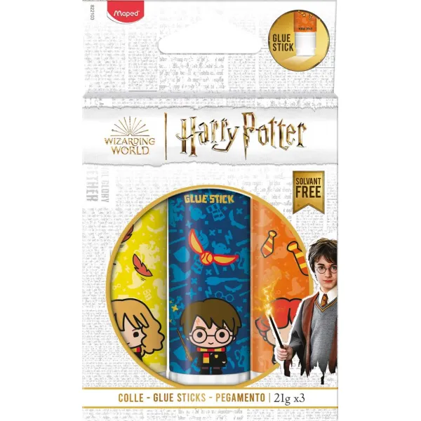 Клей-карандаш Harry Potter 3x21 г Maped (MP.822103)