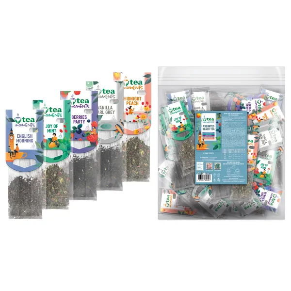 Чай черный ассорти 112 г (2,2 г х 50), кадди – пакет, Assorted Black tea Tea Moments (tm.05303)