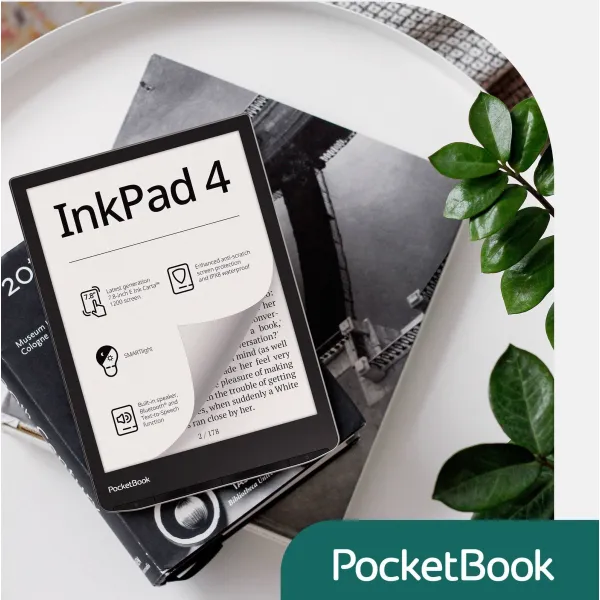 Электронная книга 743G InkPad 4, Stardust Silver PocketBook (PB743G-U-CIS) - Фото 4