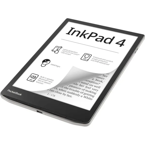 Электронная книга 743G InkPad 4, Stardust Silver PocketBook (PB743G-U-CIS) - Фото 14