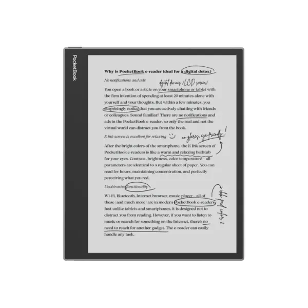 Электронная книга 1042 InkPad Eo, Mist Grey PocketBook (PB1042-M-CIS) - Фото 7