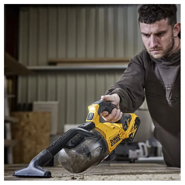Пылесос аккумуляторный 18B XR DeWalt (DCV501LN) - Фото 2