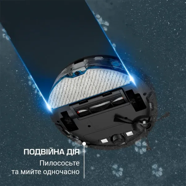 Робот-пылесос  моющий X-Plorer Serie 70, 0.3л/0.4л, черный Rowenta (RR8L65WH) - Фото 5