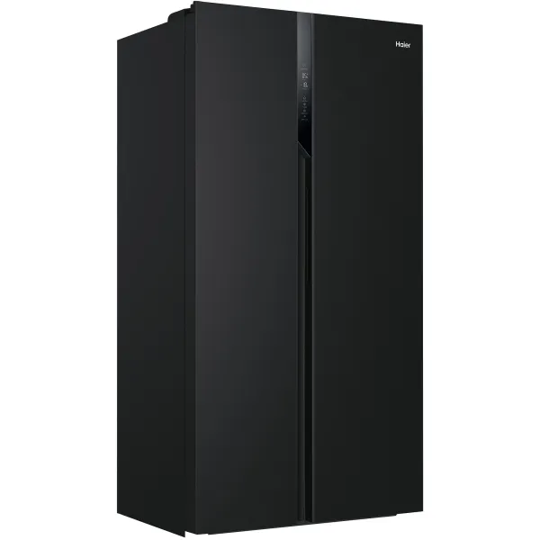 Холодильник SBS, 177.5x91х64.7, 337л/177л, 2дв., А++, NF, інв.,чорний Haier (HSR3918ENPB) - Фото 1