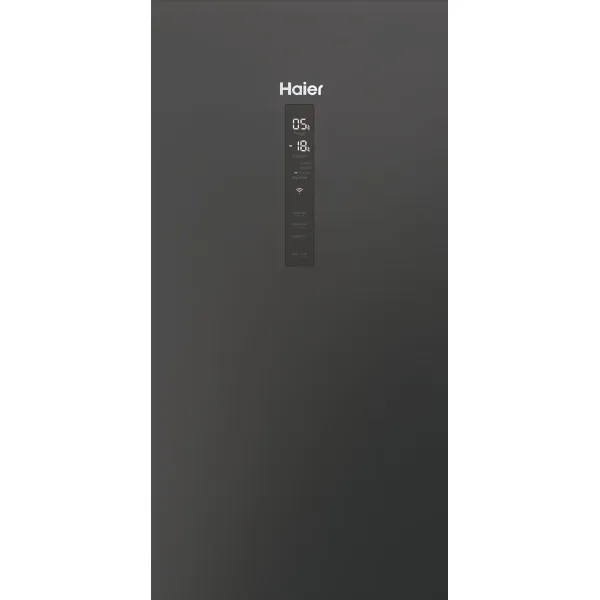 Холодильник 200.6x70х67.5, 343л/140л, А++, NF, инв., черный Haier (HTW7720ENPT) - Фото 2