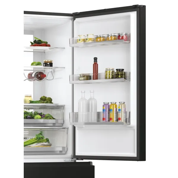 Холодильник 200.6x70х67.5, 343л/140л, А++, NF, инв., черный Haier (HTW7720ENPT) - Фото 5