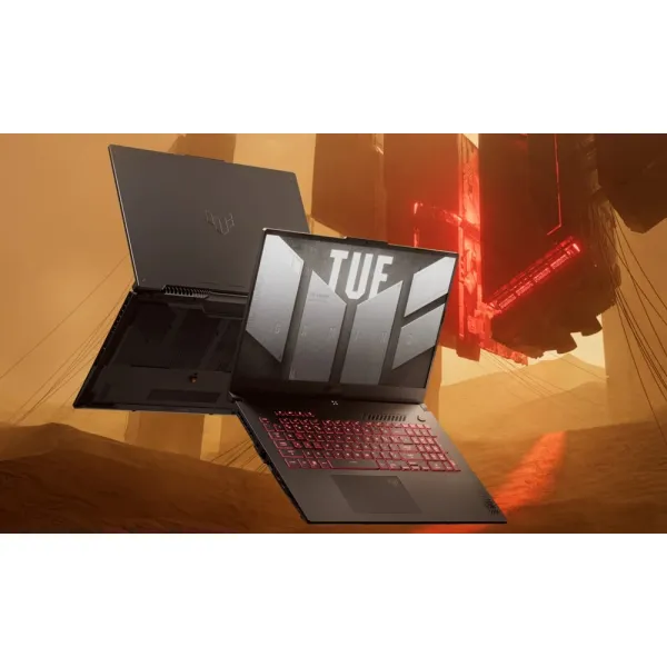 Ноутбук TUF Gaming A17 FA707NUG-HX149 17.3" IPS, AMD R7-7445HS, 16GB, F512GB, NVD4050-6, сірий ASUS (90NR0EF5-M00A70) - Фото 1