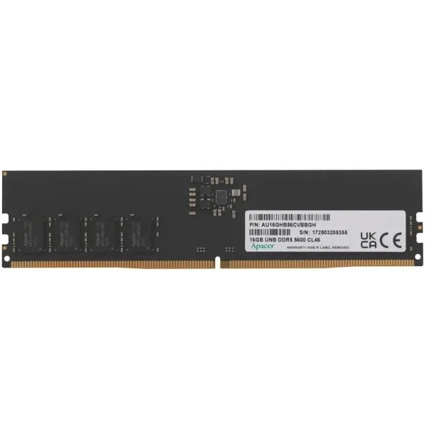Пам'ять ПК DDR5 16GB 5600 Apacer (FL.16G2C.PKH)