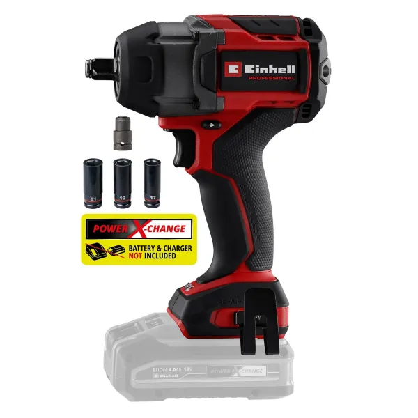 Гайковерт аккумуляторный ударный Professional TP-CW 18/750-C 18В, 750Нм, 0-2200об/мин Einhell (4510065)