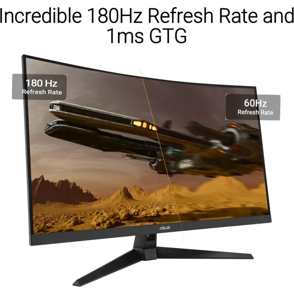 Монітор 31.5" TUF Gaming VG32WQ3B, VA, 2560x1440, 180Hz Asus (90LM0AP1-B01171) - Фото 3