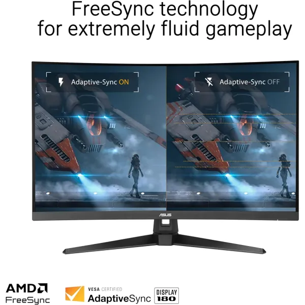 Монітор 31.5" TUF Gaming VG32WQ3B, VA, 2560x1440, 180Hz Asus (90LM0AP1-B01171) - Фото 4