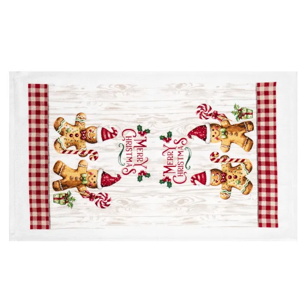 Набор полотенец для кухни 38х63см, 2шт, 100% хлопок, красный Christmas Gingerbread Ardesto (ART3863HG) - Фото 3