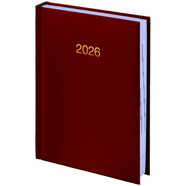 Щоденник датований 2026 кишеньковий, Miradur, золоте тиснення, червоний Brunnen (73-736 60 206) - Фото 2