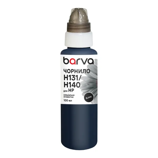 Чернила для HP 131/140 специальные 100 мл, пигментные, черные Barva (H140-340e) - Фото 5
