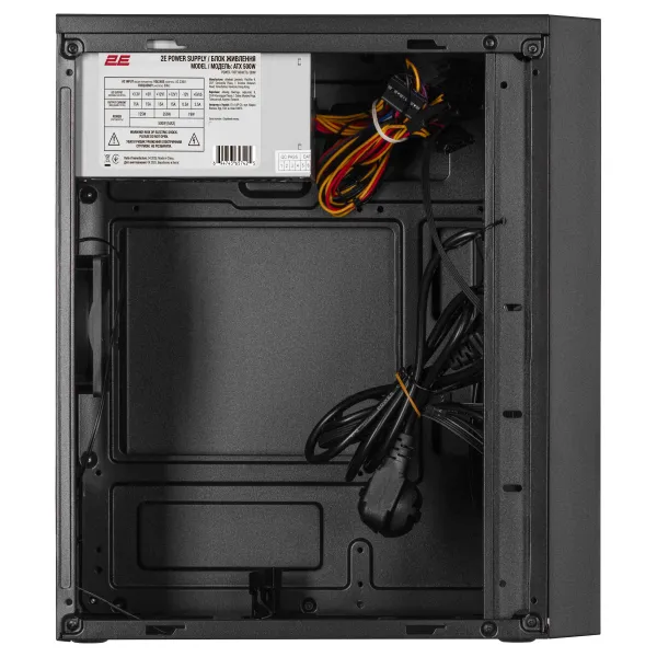 Корпус TeamX TMX04 с БП ATX500W, mATX, чёрный 2E (2E-TMX04-500) - Фото 4