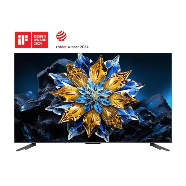 Телевізор 55" QLED Pro 60Hz Google TV чорний TCL (55C69BPRO) - Фото 2