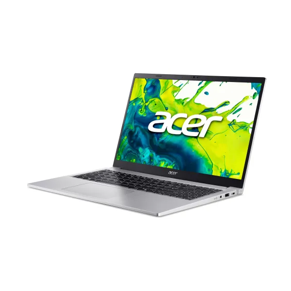 Ноутбук Aspire Lite AL15-33P 15.6" IPS, Intel 3-N355, 16GB, F512GB, Lin, серебристый Acer (NX.D62EU.001) - Фото 1