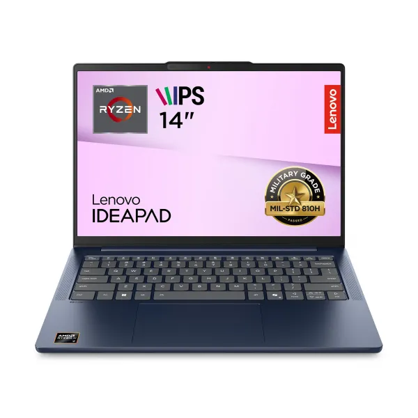 Ноутбук IdeaPad Slim 5-14ARP10 14", AMD R5-7535HS, 32GB, F1TB, DOS, синій Lenovo (83HT0033RA)