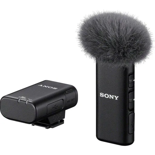 Микрофон беспроводной ECM-W2BT, чёрный Sony (ECMW2BT.CE7) - Фото 1