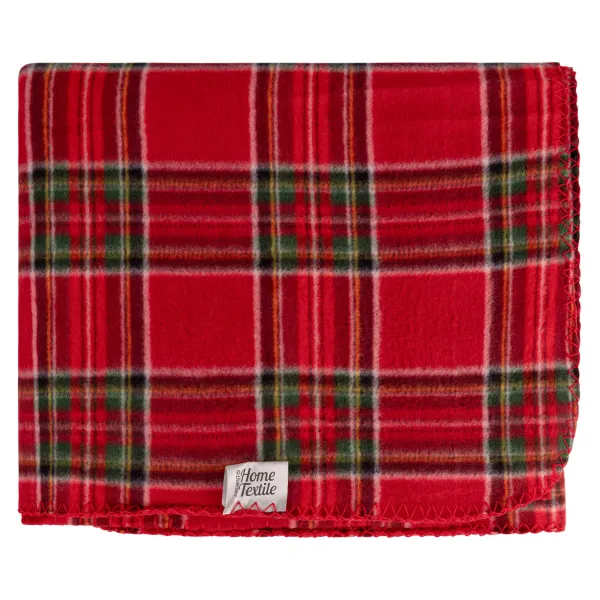 Плед 130x160см, 100% поліестер, клітинка, червоний Christmas Fleece Ardesto (ART0717PB) - Фото 8