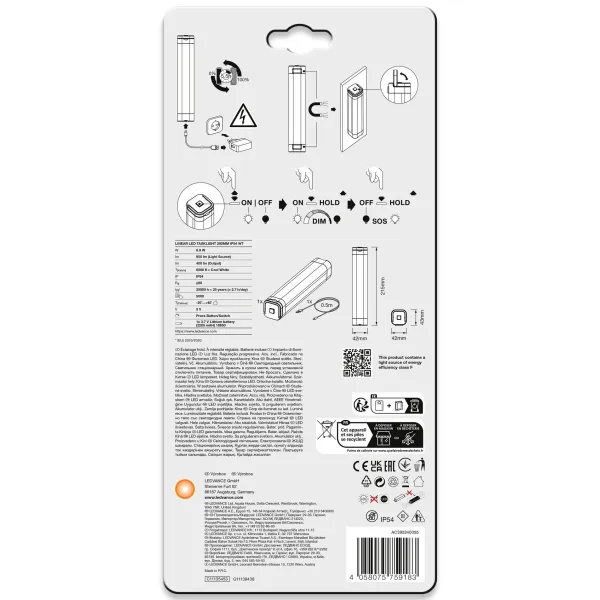 Светильник с аккумулятором 6.9Вт, 2200 мАч, 6500К, 400Лм USB-A, белый Linear Tasklight Ledvance (4058075759183) - Фото 6