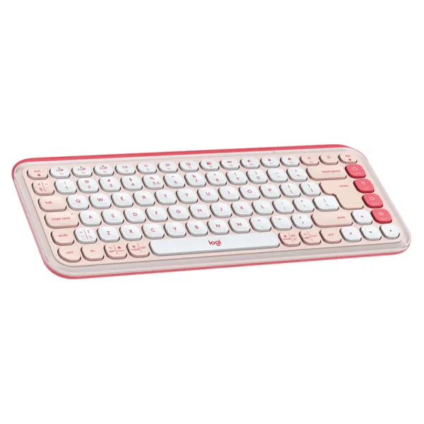 Клавиатура беспроводная POP Icon Keys, UA, розовая Logitech (920-013073) - Фото 1