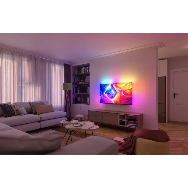 Телевизор 55" QLED 144Hz Titan черный Philips (55PUS9010/12) - Фото 1
