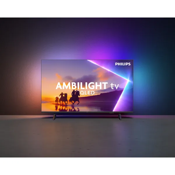 Телевизор 43" QLED 60Hz Titan черный Philips (43PUS8510/12) - Фото 1