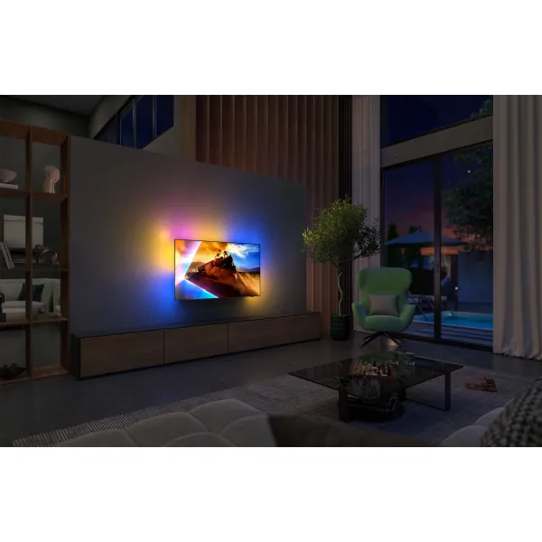 Телевизор 65" OLED 120Hz Titan черный Philips (65OLED770/12) - Фото 1