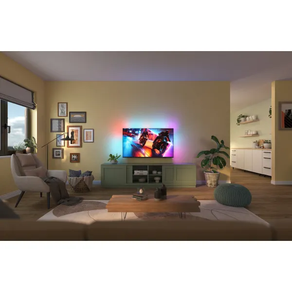 Телевізор 55" MiniLED 144Hz Titan чорний Philips (55MLED920/12) - Фото 2