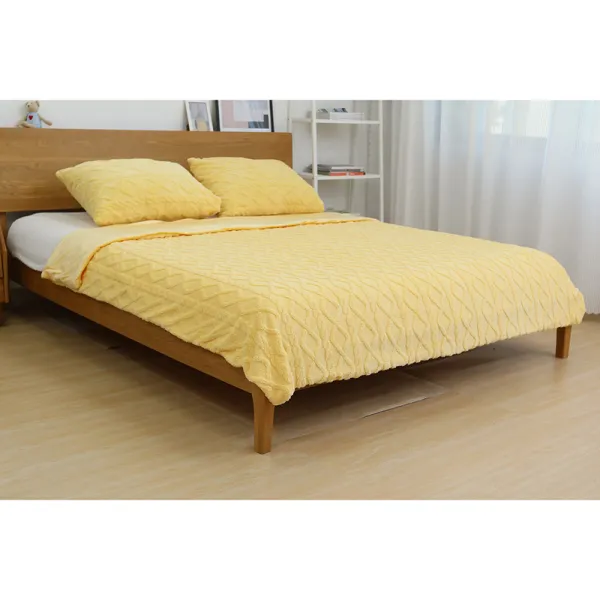 Набір покривало 150х200 см та 2 наволочки 50х70 см, кремовий, Romance Soho (Set carpet+ pillow Cream_7120196) - Фото 3