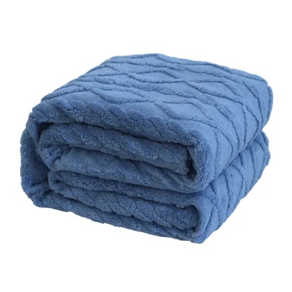 Набор покрывало 150х200 см и 2 наволочки 50х70 см, синий, Romance Soho (Set carpet+ pillow Blue_7120197) - Фото 1